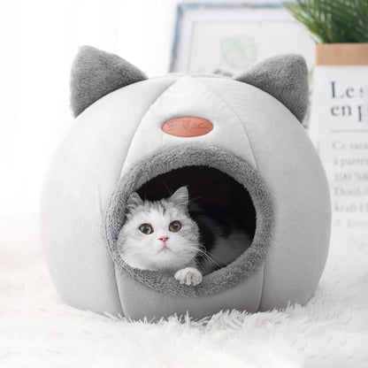 Lit d'hiver douillet pour chat