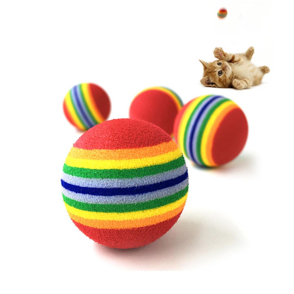 Colorful Interactive Cat Toy Ball