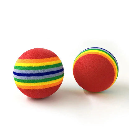 Colorful Interactive Cat Toy Ball