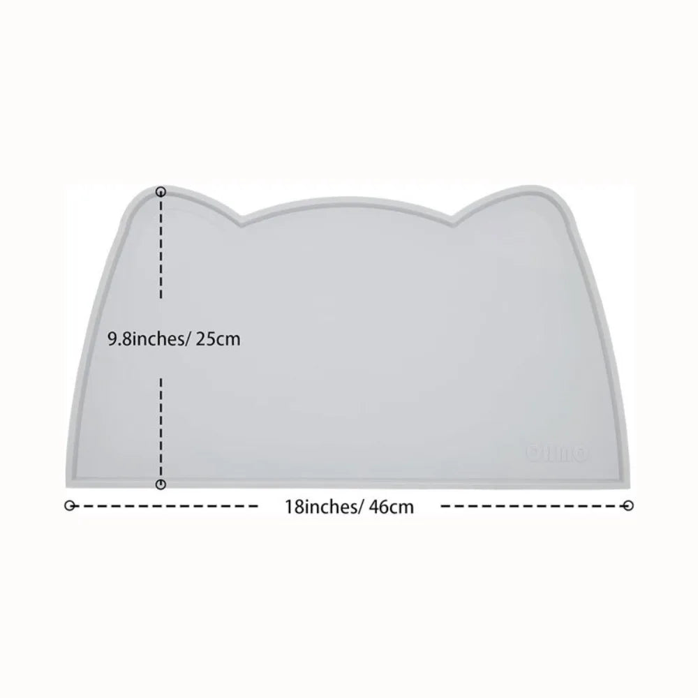 Food Grade Silicone Anti-Dirty Pet Bowl Mat