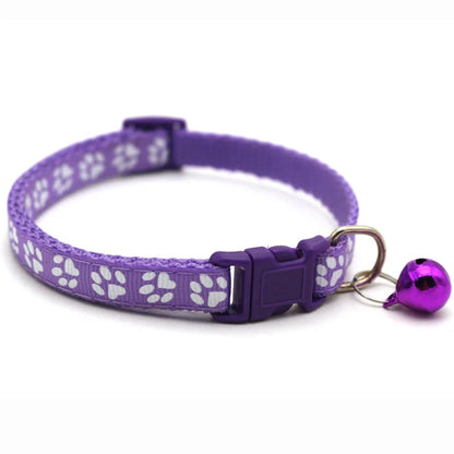 Colorful Pet Collar with Bell