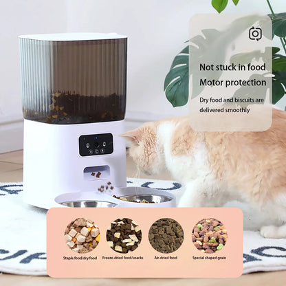 Distributeur automatique de nourriture pour chats et chiens