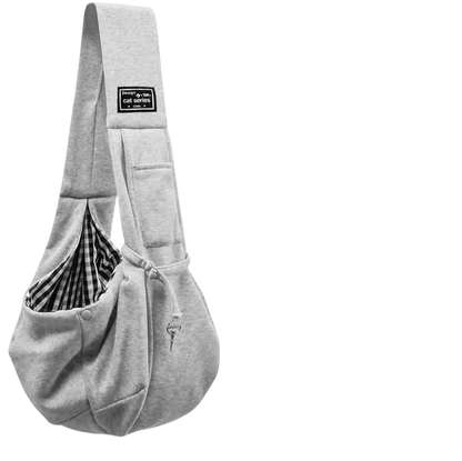 Sac bandoulière en coton pour animaux de compagnie