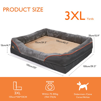 Orthopedic Dog Bed with Super Soft Foam