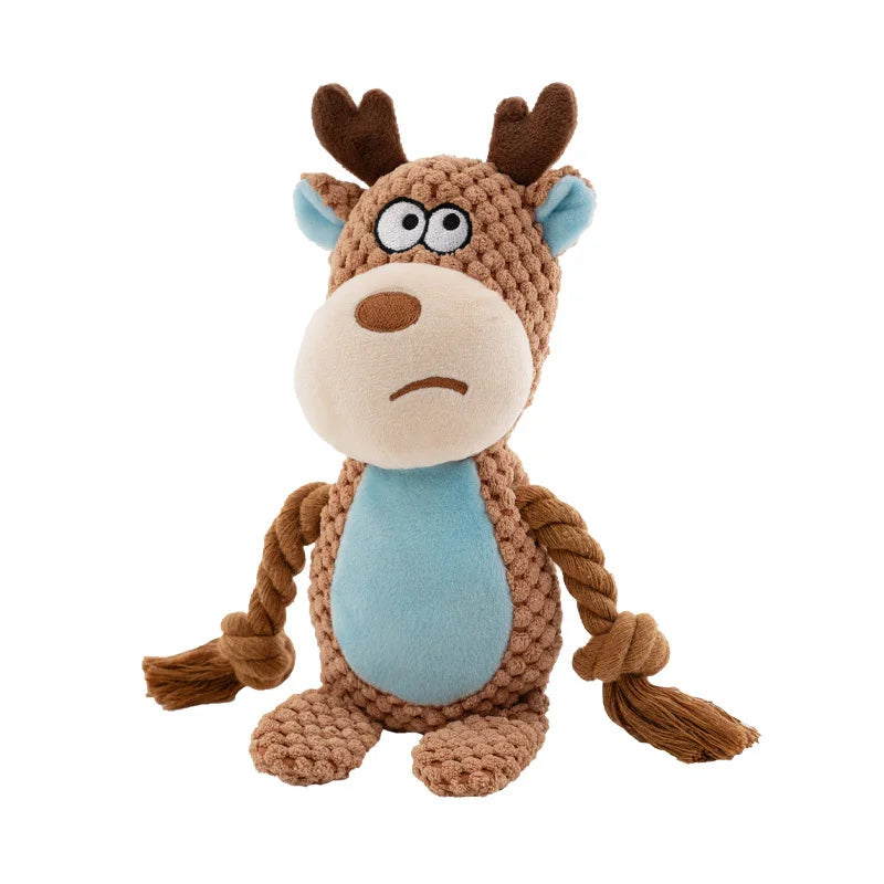 Jouet interactif en peluche pour petit chien