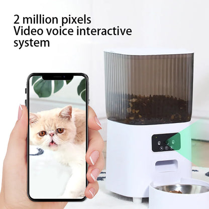 Distributeur automatique de nourriture pour chats et chiens