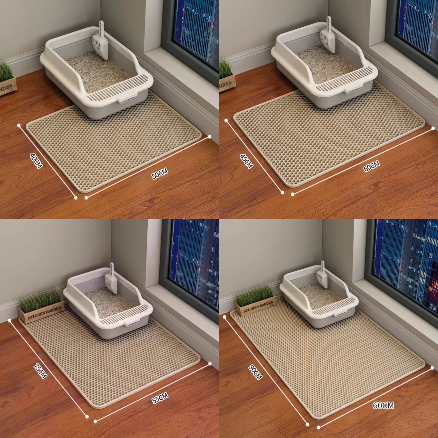 Double Layer EVA Cat Litter Pad