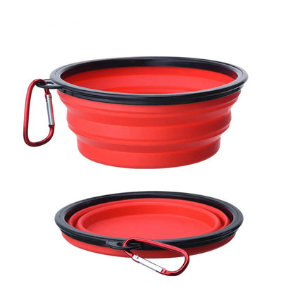 Collapsible Silicone Dog Bowl