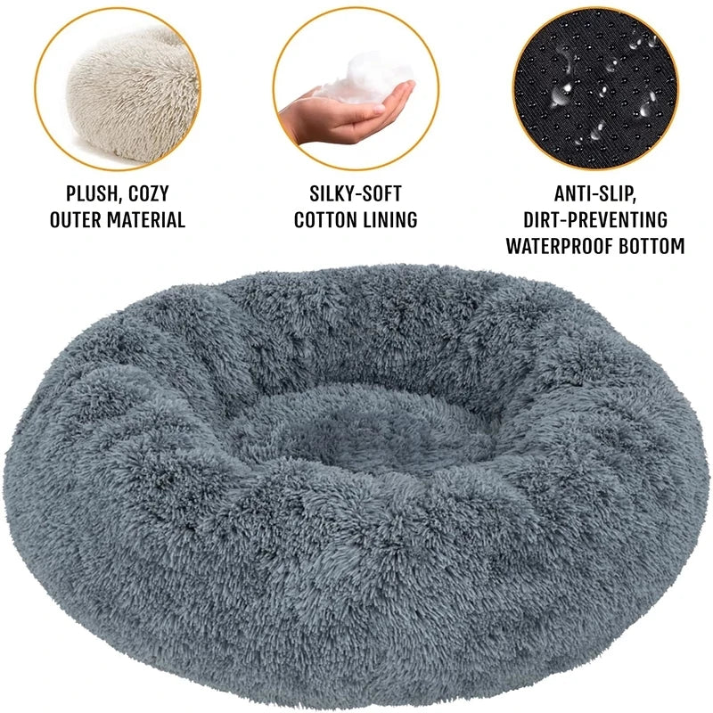 Round Pet Bed for Large Dogs