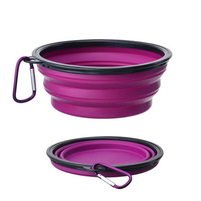 Collapsible Silicone Dog Bowl