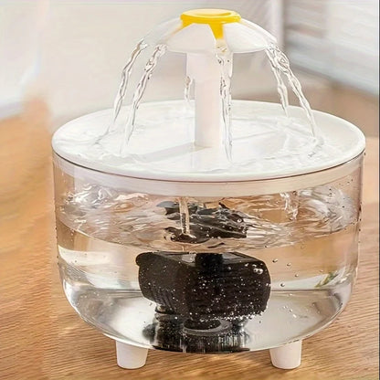 Fontaine à eau électrique silencieuse USB pour animaux de compagnie 1 L