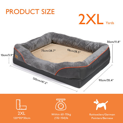 Orthopedic Dog Bed with Super Soft Foam