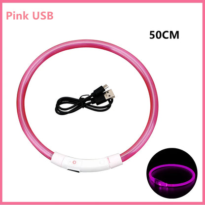 USB Rechargeable LED Pet Collar