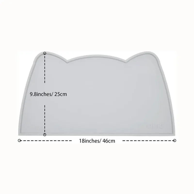 Food Grade Silicone Anti-Dirty Pet Bowl Mat