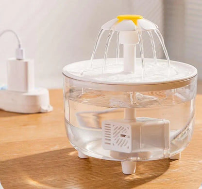 Fontaine à eau électrique silencieuse USB pour animaux de compagnie 1 L