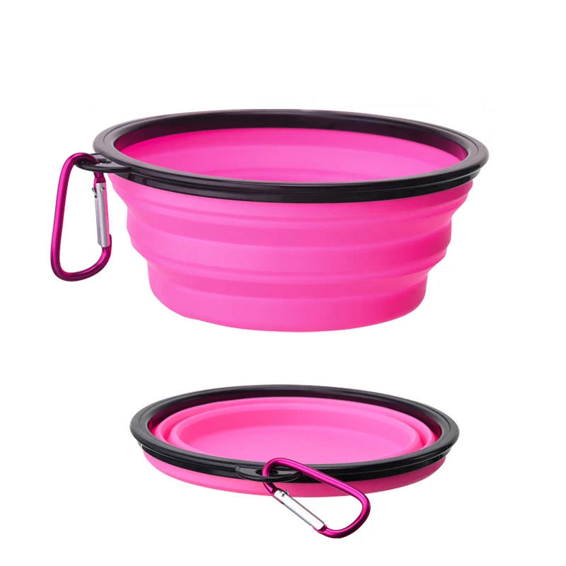 Collapsible Silicone Dog Bowl