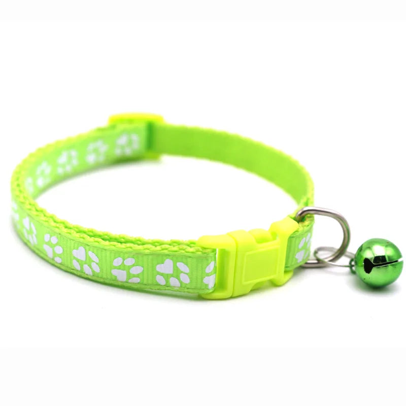 Colorful Pet Collar with Bell