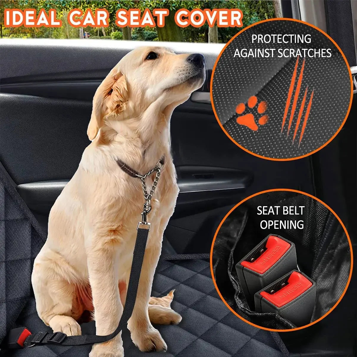 Waterproof Dog Car Seat Protector