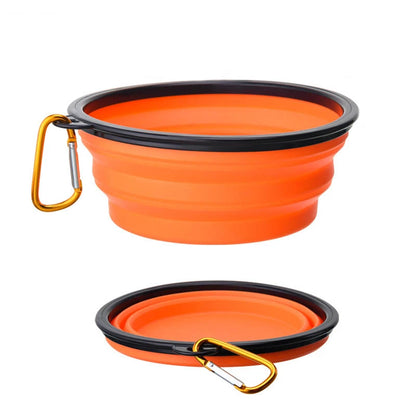 Collapsible Silicone Dog Bowl