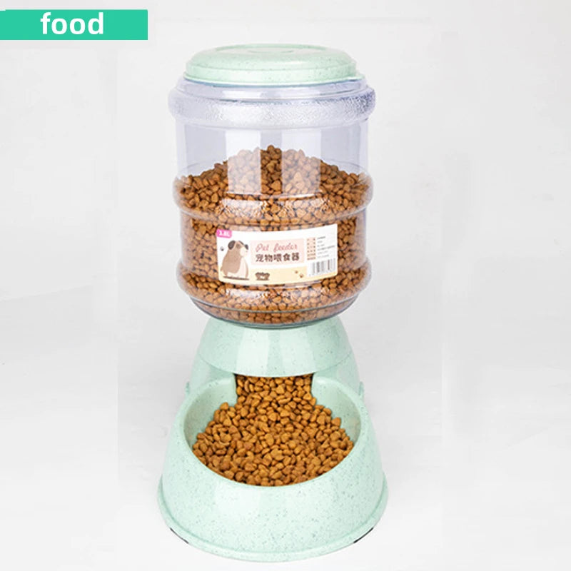 Large Capacity Pet Feeder & Water Dispenser