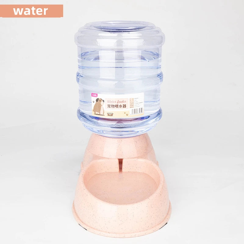 Large Capacity Pet Feeder & Water Dispenser