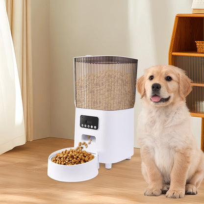 Distributeur automatique intelligent de nourriture pour chat de 5 L