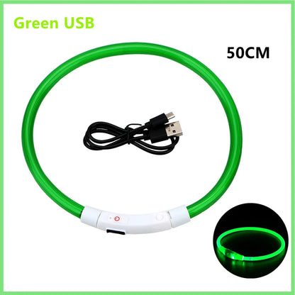 USB Rechargeable LED Pet Collar