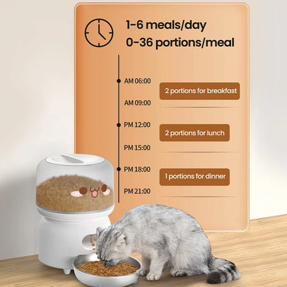 Distributeur automatique de nourriture pour chat ROJECO