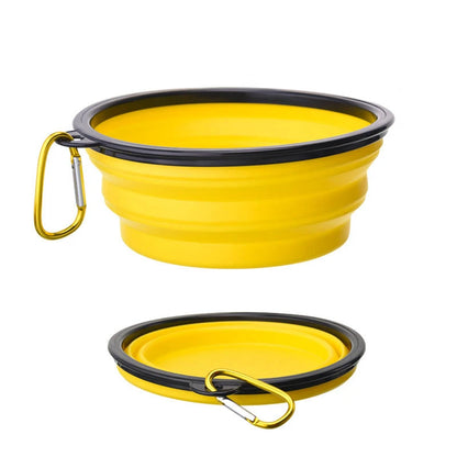 Collapsible Silicone Dog Bowl