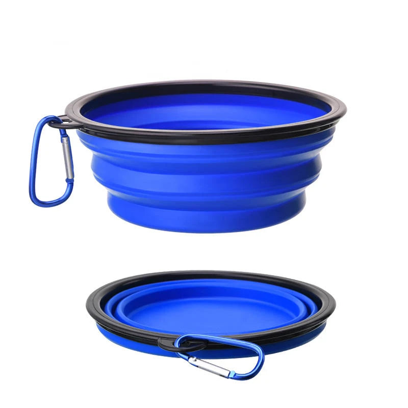 Collapsible Silicone Dog Bowl